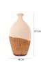 Aberto Design BK006 Maceta Decorativa de Cerámica Ecru